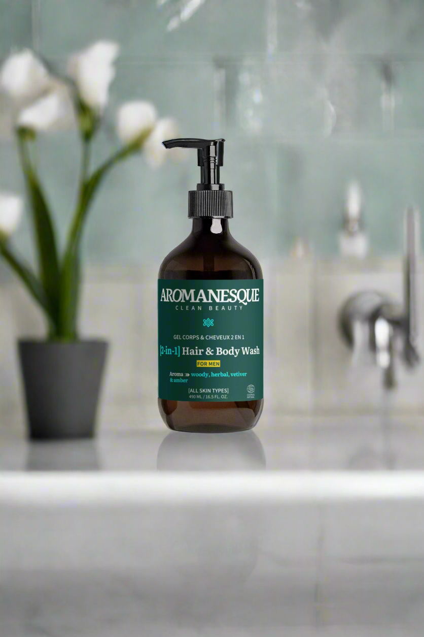 Premium [2-in-1] Hair & Body Wash For Men - 490Ml