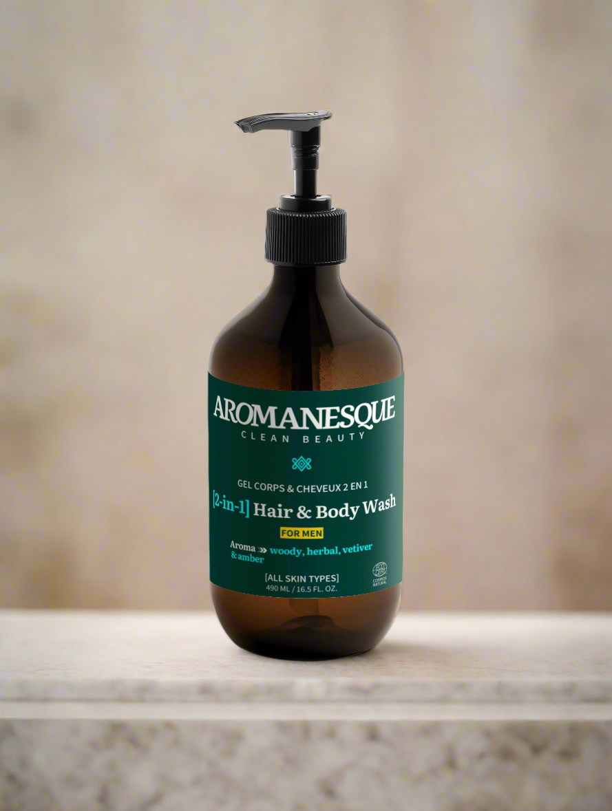 Premium [2-in-1] Hair & Body Wash For Men - 490Ml