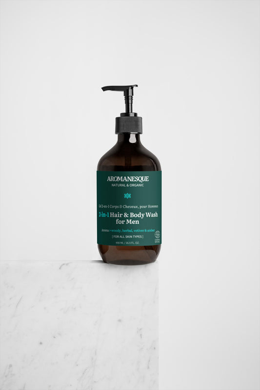 Aromanesque 2-in-1 Hair & Body Wash for Men - 490Ml