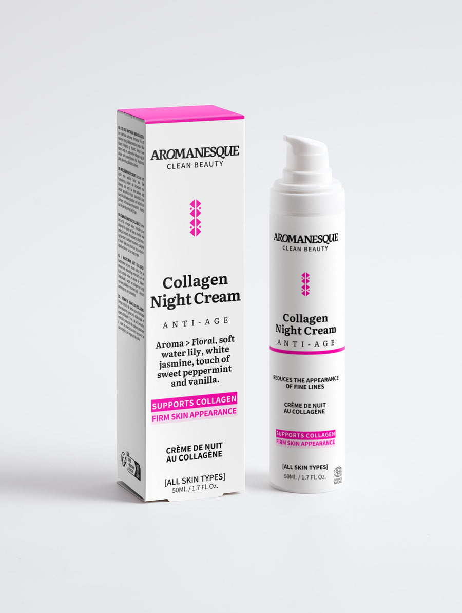 Crema Nocturna Antienvejecimiento de Colágeno Aromanesque