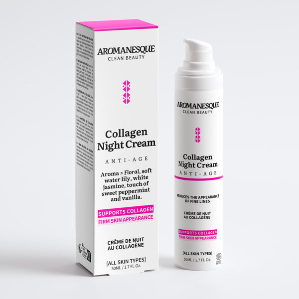 Crème de Nuit Anti-Âge au Collagène Aromanesque - 50Ml