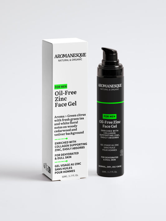 Aromanesque Oil-Free Zinc Face Gel for Men - 50Ml