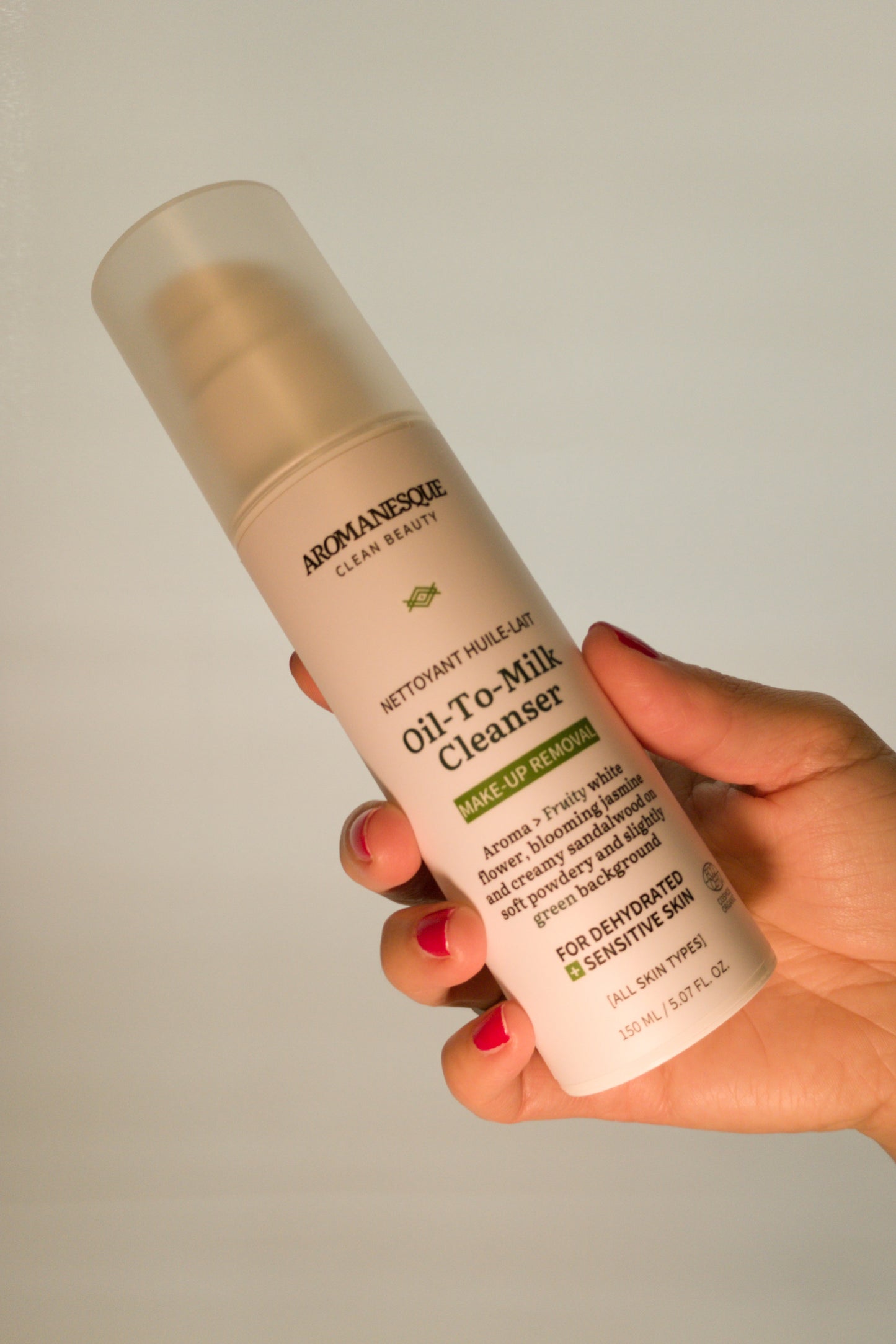 Aromanesque Oil-To-Milk Cleanser [For Sensitive Skin] - 150Ml