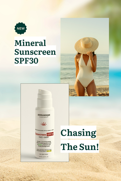 Aromanesque Mineral Sunscreen SPF30 for Face & Body - 150Ml