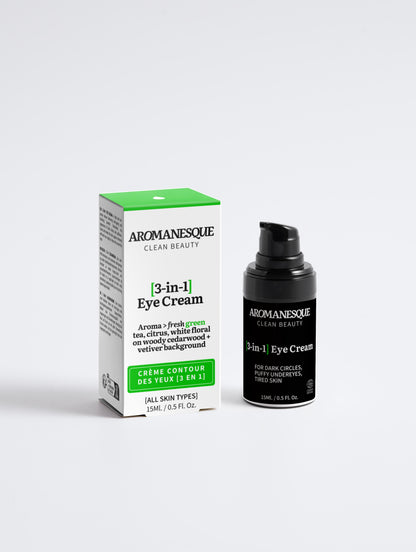 Aromanesque [3-in-1] Crema de Ojos para Hombre - 15Ml