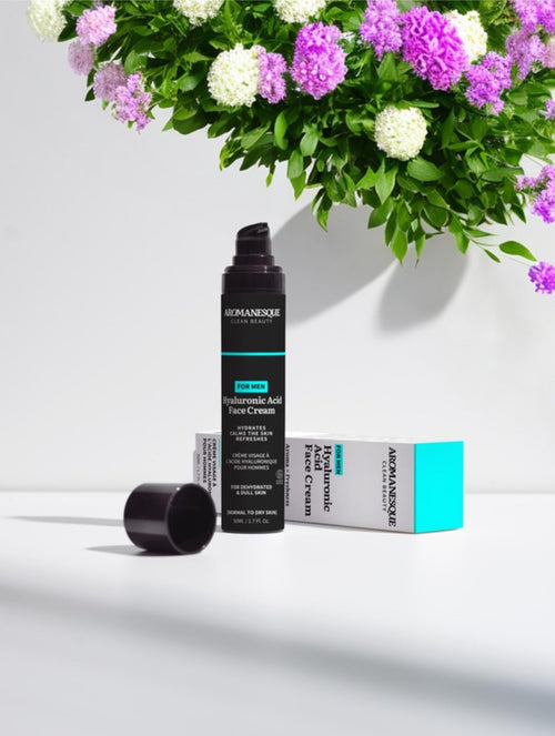 Crème visage à l'acide hyaluronique Aromanesque pour hommes - 50 ml