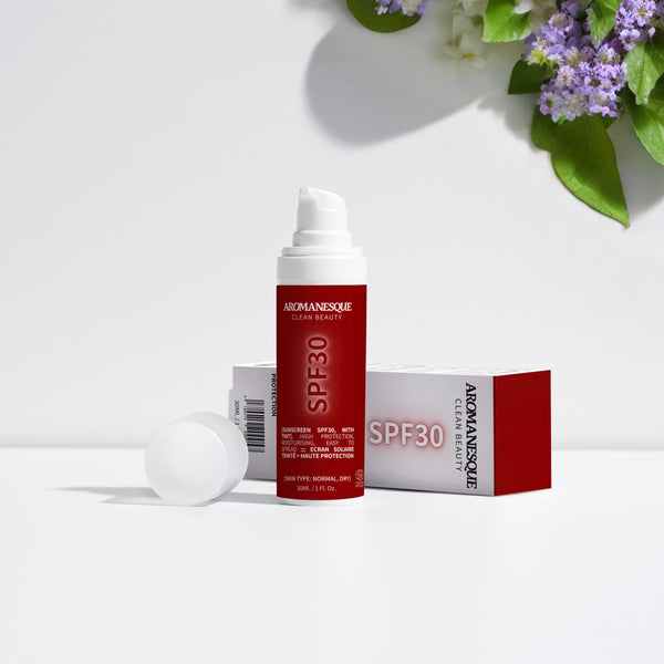 Crème Solaire Aromanesque SPF30, avec teinte - 30Ml