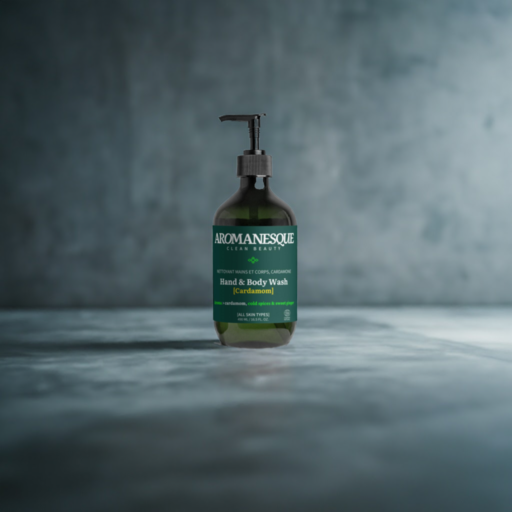 Hand & Body Wash, Ginger & Smoky Cardamom, 490Ml