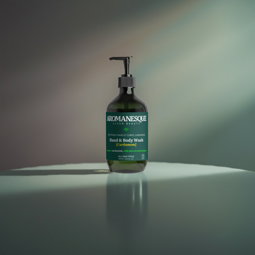 Hand & Body Wash, Ginger & Smoky Cardamom, 490Ml