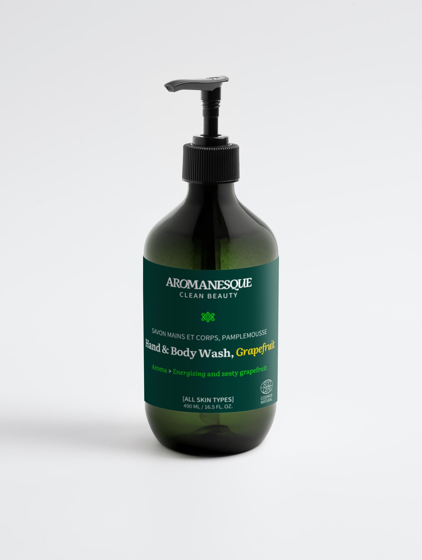 Jabón para manos y cuerpo Aromanesque, pomelo - 490 ml