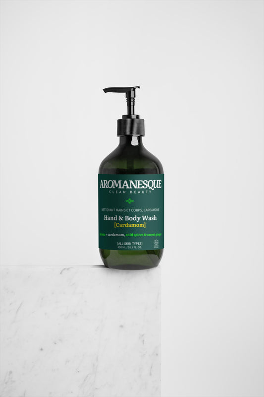 Hand & Body Wash, Ginger & Smoky Cardamom, 490Ml