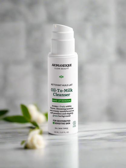 Aromanesque Oil-To-Milk Cleanser [For Sensitive Skin] - 150Ml