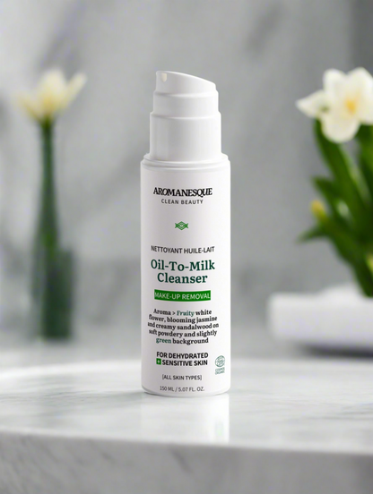 Aromanesque Oil-To-Milk Cleanser [For Sensitive Skin] - 150Ml