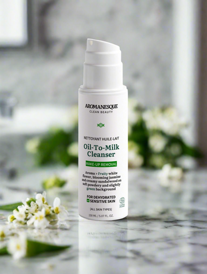 Aromanesque Oil-To-Milk Cleanser [For Sensitive Skin] - 150Ml