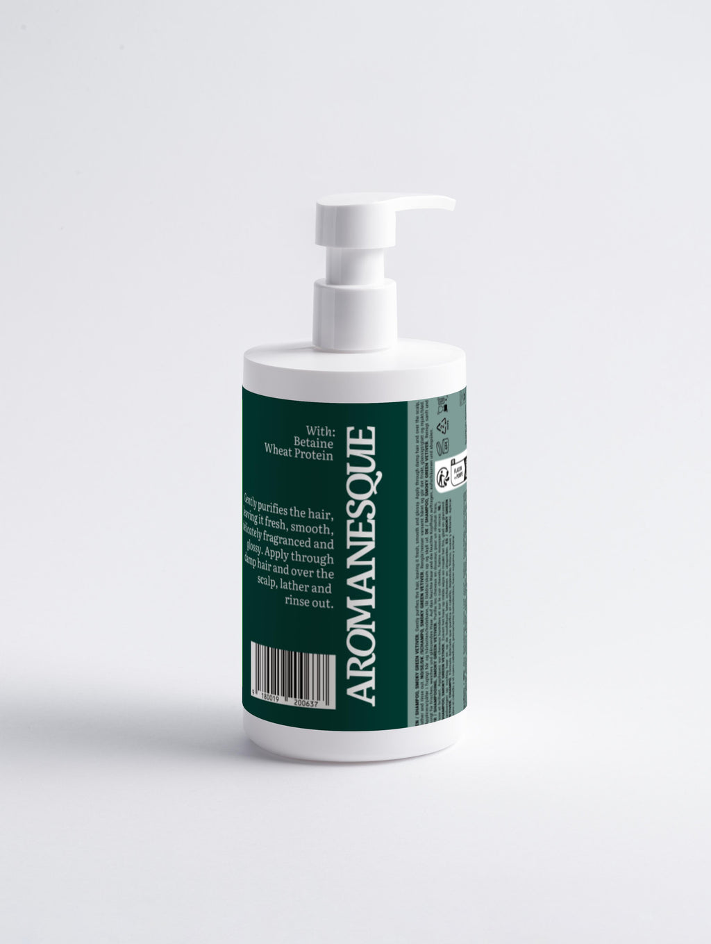 Shampoing Premium Brillance Aromanesque, Vétiver Vert Fumé - 400 Ml