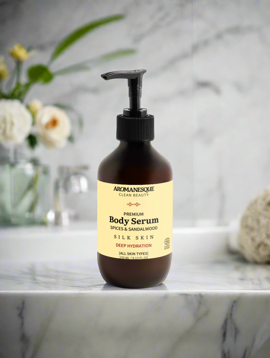 Premium Body Serum, Spices & Sandalwood - 270 Ml