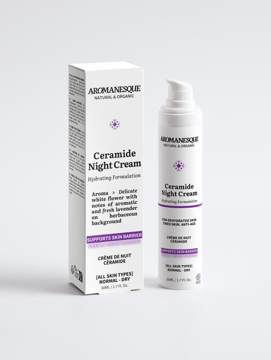 Aromanesque Ceramide Night Cream - Hydrating Formula - 50Ml