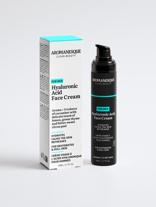 Aromanesque Hyaluronsäure-Gesichtscreme für Männer – 50 ml